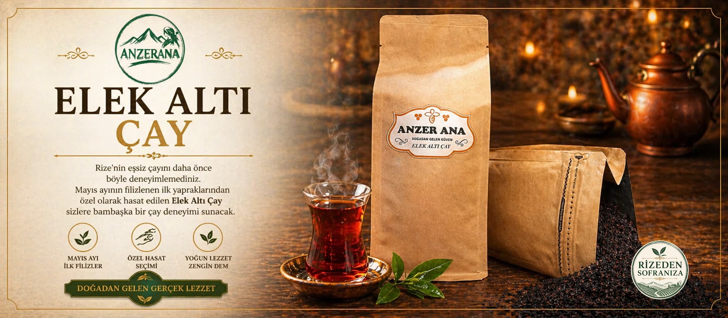 Çay ve Bal Banner Görseli